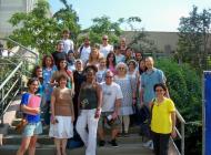 Prof. Carol Dahir ve New York Institute of Technology'deki uzmanlık öğrencileri. 26 Temmuz 2010./ Prof. Carol Dahir and her MA students from New York Institute of Technology 26, 2010