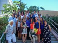 Prof. Carol Dahir ve New York Institute of Technology'deki okul psikolojik danışmanlığı uzmanlık öğrencileri.  Prof. Carol Dahir’s master’s class with graduate students in school counseling from the New York Institute of Technology July / Temmuz 30, 2012.