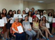 With our graduate and trainer Soley Sezgin we completed the first level of training in Transactional Analysis Developmental Awards. June 26, 2015.  Mezunumuz Soley Sezgin eğitmenliğinde Transaksiyonel Analiz Gelişimsel Ödül ilk eğitim adımını tamamladık. 26 Haziran 2015